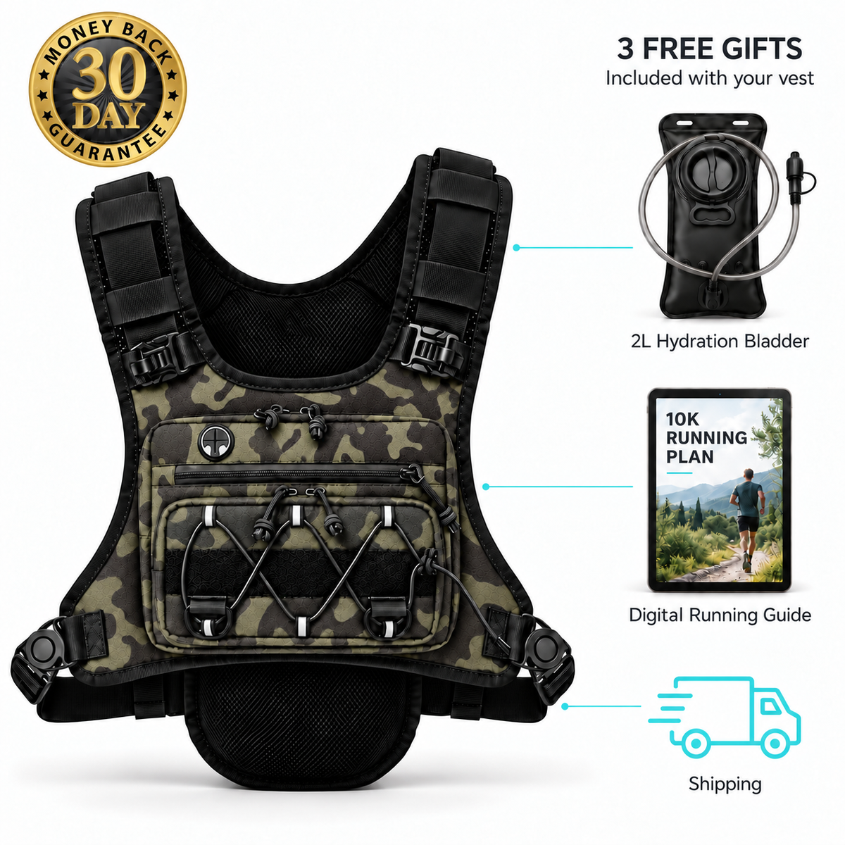 Hydravo Tactical Hydration Vest