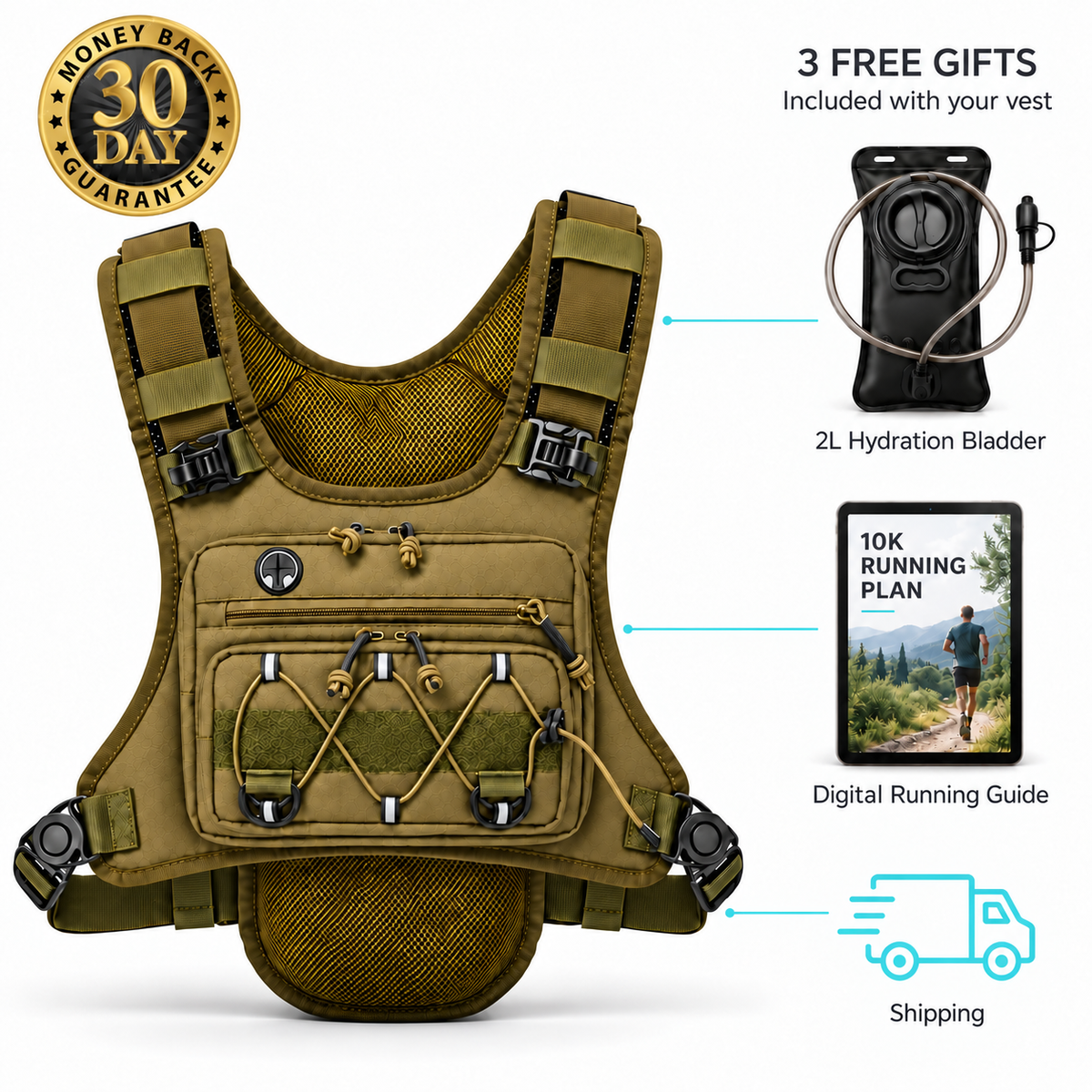 Hydravo Tactical Hydration Vest