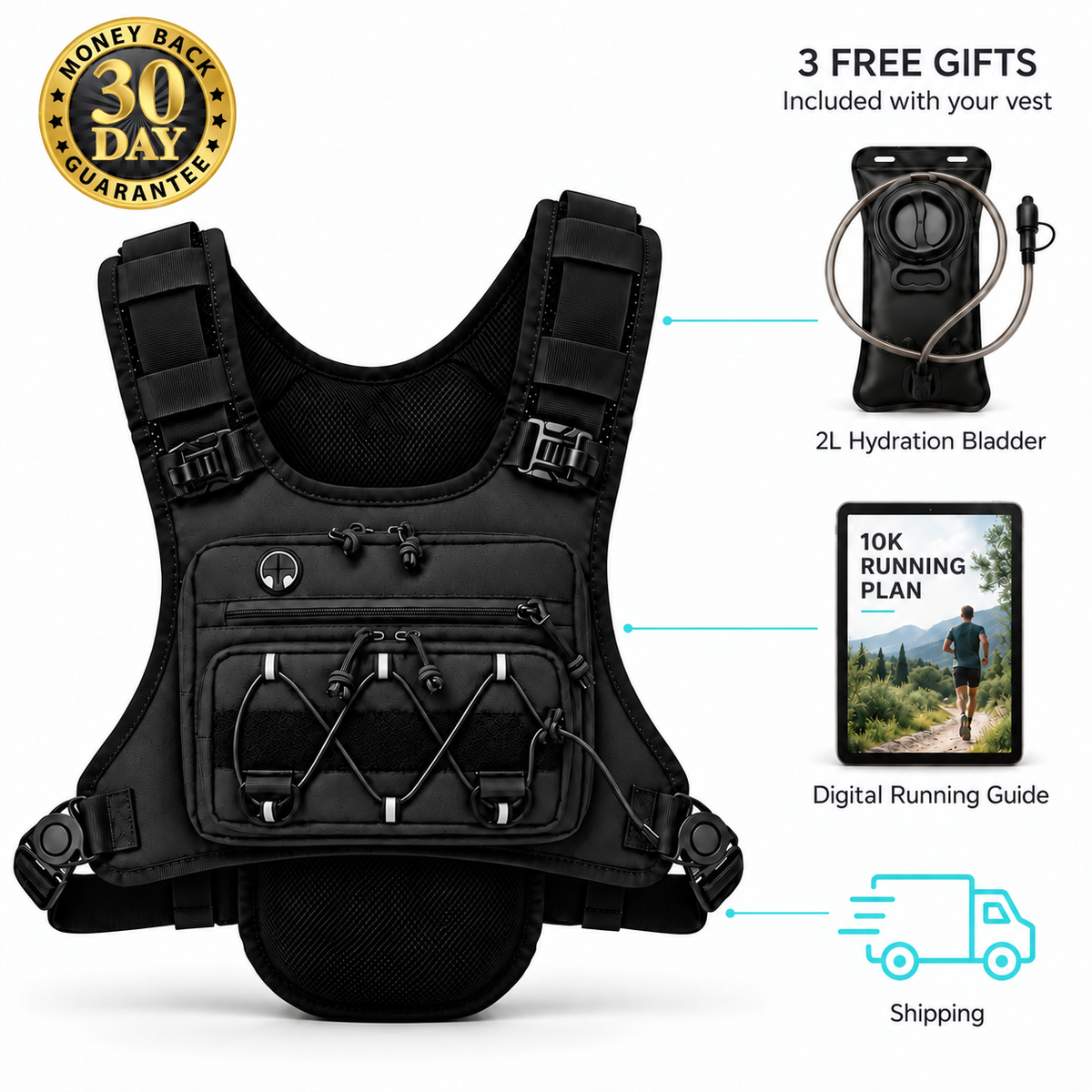Hydravo Tactical Hydration Vest